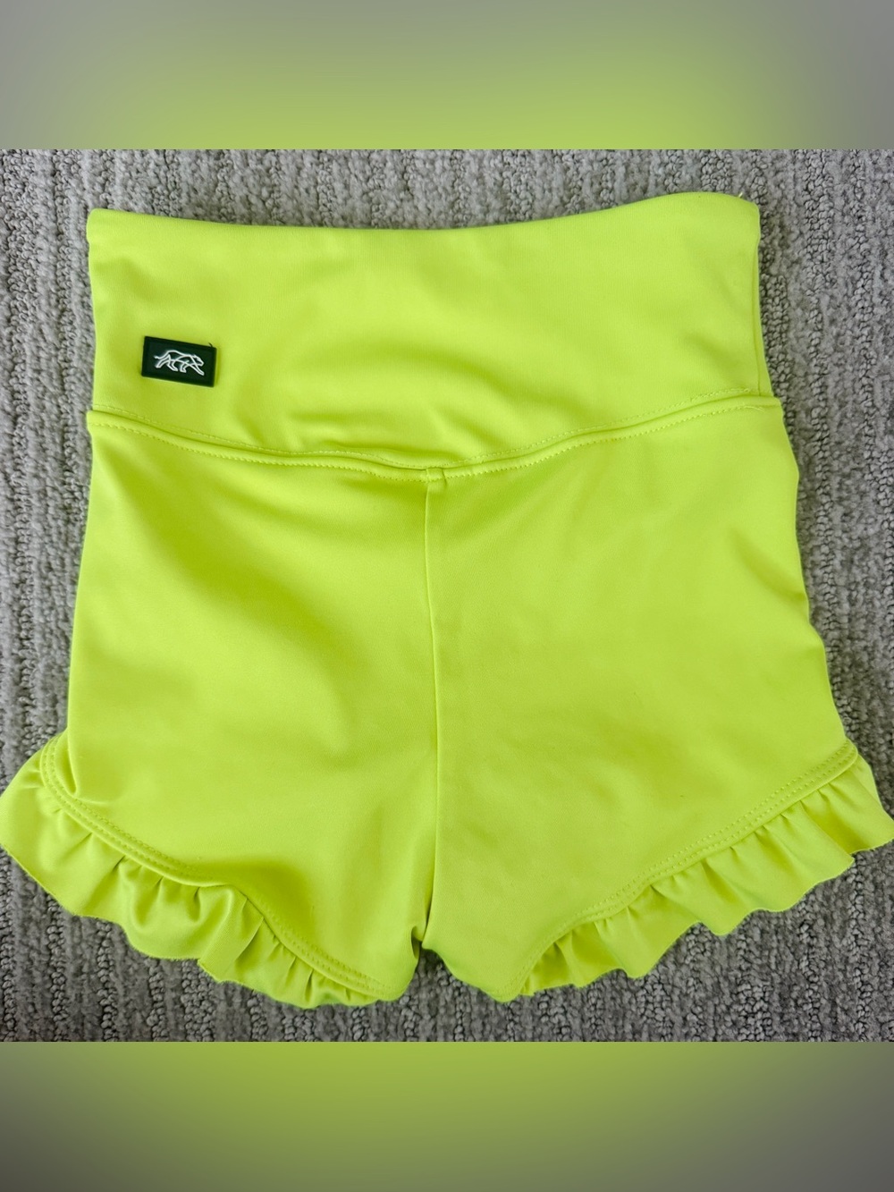 Tiger Friday- Filly Bootie Shorts in Citrus - Picture 3 of 3